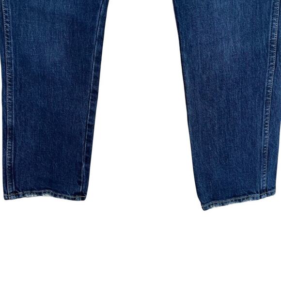 NWT AMO Chloe Crop Jeans in Affection Womens 26 Dark Wash Straight Quiet Luxury - Picture 4 of 7